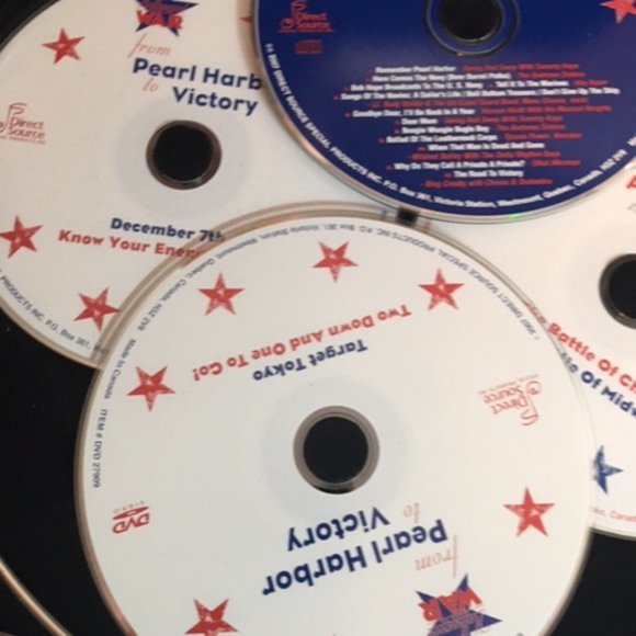 Hollywood Goes to War Pearl Harbor Victory 3 DVDs 1CD Deluxe WWII Collection - Picture 6 of 12